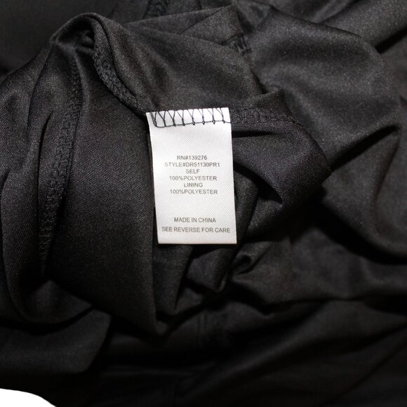 DR2 Daniel Rainn Dress One Shoulder Little Black Dress Size S Small, NWT's - Picture 11 of 12